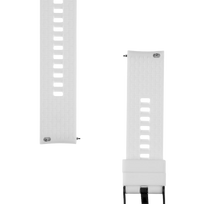 Tactical Quick Release 20mm Silicone Band / White