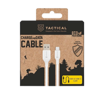Tactical Stitch Thread USB-A/USB-C Cable 0.3m / white