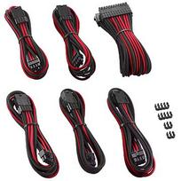 CableMod Pro ModMesh Cable Extension Kit, Black/Red CM-PCAB-BKIT-NKKR-3PK-R
