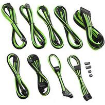 CableMod C-Series Pro ModMesh Cable Kit for Corsair AXi/HXi/RM (Yellow Label), Black/Light Green CM-PCSI-FKIT-NKKLG-R