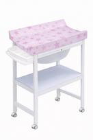 PLASTIMYR BALTAS MEDINIS VYSTYMO STALAS SU VONIA PINK STARS