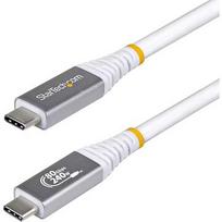 Startech 50CM USB4 CABLE USB-C 80GBPS CERTIFIED 8K120/DP2.1/240W/80GBP CC50CM80GUSB4CABLEW