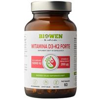 Biowen Vitaminas D3+K2 Forte 12000 – 60 kapsulių