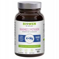 Biowen Magnio su kaliu - 100 kapsulių