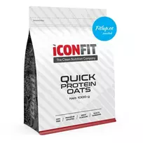 ICONFIT Greito paruošimo baltymų dribsniai (1KG) - Juodųjų serbentų (1KG)
