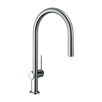 Virtuvinis (plautuvės) maišytuvas su ištraukiama žarnele HANSGROHE Talis M54 210 1jet + sBox, chromas, 72803000
