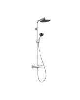 Termostatinė lietaus dušo sistema HANSGROHE Ativera S Showerpipe 240 1jet EcoSmart, chromas, 28078000