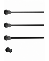 Elektrinis rankšluosčių džiovintuvas PORTABELO Leon 3, brushed gun metal