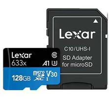 Atminties kortelė ATMINTIS Micro SDXC 128GB UHS-I/W/A LMSBLPL128G-BNANG LEXAR