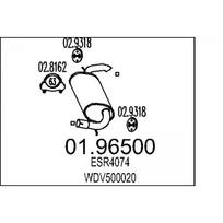 Galinis duslintuvas MTS 01.96500