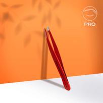 Eyebrow tweezers red EXPERT 11 TYPE 4r (narrow beveled)
