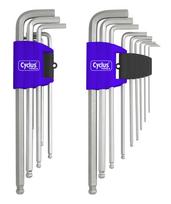 Raktų komplektas Cyclus Tools Imbus Hexagon ball-end 9 vnt. with holder (720559)