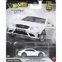 PRE-ORDER Hot Wheels Premium Power Trip 2026 Modeliukas 2008 Mercedes Benz CLK63 Black Series White