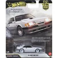 Hot Wheels Premium Power Trip 2026 Modeliukas 1984 Ford Mustang SVO White (yra Sandėlyje)