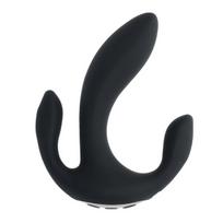 Vibratorius Playboy Pleasure Triple Threat, juodas