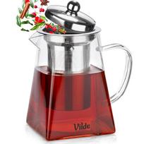 Arbatinukas su arbatos virimo aparatu, 730 ml, stiklinis, atsparus karščiui