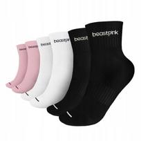 Moteriškos sportinės kojinės 3vnt. – BeastPink