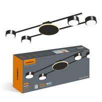 Lubinis šviestuvas Videx 4 x GX53 ir LED 9W foninis apšvietimas, VL-SPF21B-BB