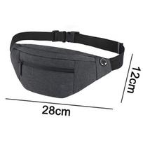 Kuprinės ir krepšiai, „Fanny Pack“ moterims, vyrams, su reguliuojamu dirželiu, skirtu žygiams pėsčiomis lauke, treniruotėms, kasdieniniam bėgimui, tamsiai pilka