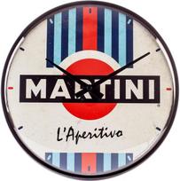 SIENINIS LAIKRODIS »Martini - L'Aperitivo Racing Stripes«, Nostalgic-Art