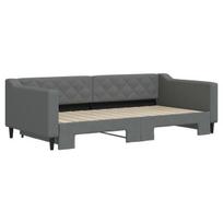 Sofa-lova vidaXL, 100x200 cm, pilka