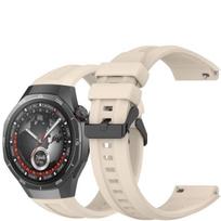 BestAccessories, silikoninis dirželis H. Watch GT 5 Pro 46 mm laikrodžiui, smėlio spalvos