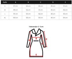 Baltos spalvos žieminis paltas Elin, XL