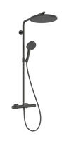 Dušo sistema hansgrohe Raindance Alive S Puro, juoda chromo 24592340