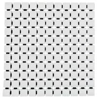 Neslystantis vonios kilimėlis Ridder Nevis baltas, 54x54cm, 6108201