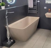 Vonia QUADRO WALL CAFFE LATTE 160x75 cm, silkstone, su sifonu