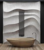Rankšluosčių džiovintuvas Regnis Lazur 33x160 cm, matinė juoda (struktūrinė)
