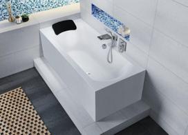 Akrilinė vonia Riho Linares Plug&Play 180x80 cm, dešininė