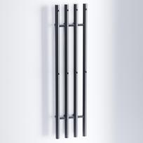 Rankšluosčių džiovintuvas Očenašek 4TT 31×130 cm, juodas, 8 kabliukai