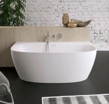 Pastatoma vonia Riho Omega Back2Wall 170x80 cm su sifonu
