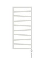 Elektrinis rankšluosčių džiovintuvas Terma ZigZag, white wall, 50 cm x 107 cm, 400 W, dešininis, pilnai paruoštas naudojimui