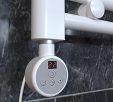 Kaitinimo elementas (tenas) Ecoradco SUN DIGITAL su ekranėliu, su laidu į rozetę 900 W, baltas