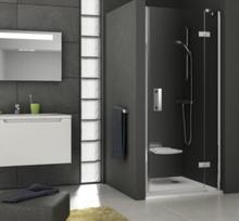 Dušo durys į nišą Ravak Smartline SMSD2-90 A, dešinė, blizgūs profiliai, skaidrus stiklas