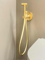 WC/bidė higieninis dušelis WC JET brushed gold brass, virštinkinė dalis CRIWJ67096P