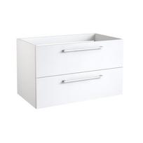 Apatinė spintelė Kame Gama, blizgi balta 80 cm BUC/8-3DR/D1-PO