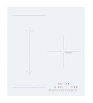 Indukcinė 45 cm kaitlentė Schlosser BF571-54WH (PURE WHITE)