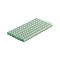 Karštų klijų lazdelės Bradas, 7x100 mm, metallic green, 7 vnt.