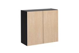 Virtuvinė spintelė Roma Góra 80/72 2D, ruda/juoda