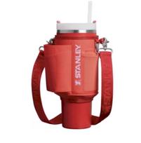 Stanley The All-Day Quencher Carry-All Carrying Case for Thermo Mug with Straw, 1.18L, Coral Red-Orange