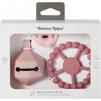 TOMMEE TIPPEE Silicone Dummy and Comfort Gift Set Pink