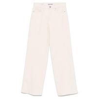 Tiesūs džinsai moterims, Balta, High rise jeans