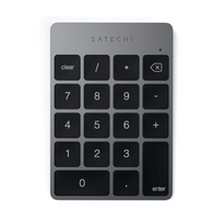 Satechi įkraunama Bluetooth skaičių klaviatūra - Space Gray - ST-KSALKPM