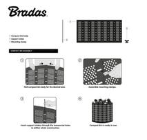 Komposto dėžė Bradas, 800 l, Ø105 cm