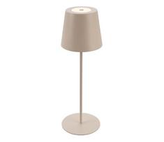 Briloner 7508011 - įkraunama reguliuojamo ryškumo stalinė LED lempa LED/2,5W/5V IP44 smėlio spalvos