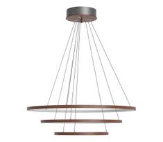 ByRydens 4202250-6003-LED Pakabinamas šviestuvas su laidu TRIONE LED/45W/230V, rudos spalvos, skersmuo 80 cm