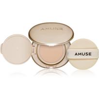 AMUSE Dew Jelly Master Cushion ilgai išliekantis makiažo pagrindas kempinėlėje vidutinė apsauga nuo saulės atspalvis 1.5 Natural 15 g